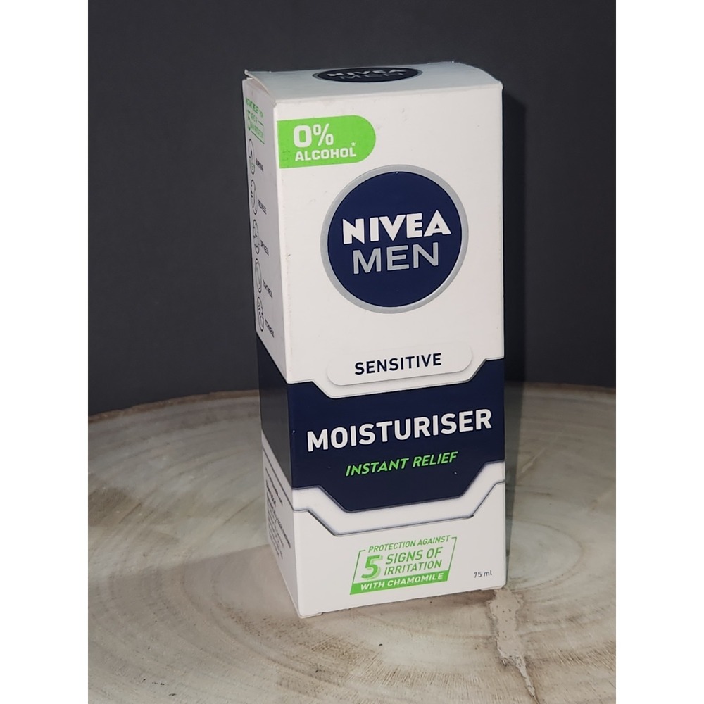Nivea Men‎ Sensitive Moisturiser Instant Relief 75ml~NEW WITH BOX